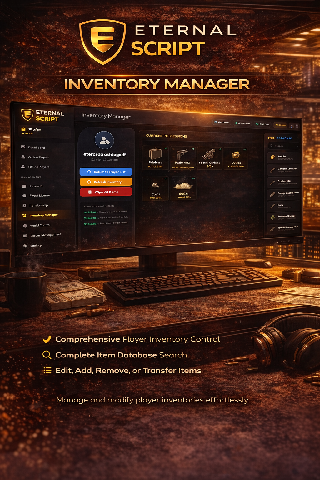 Eternal Admin Panel Deta Version 2.0