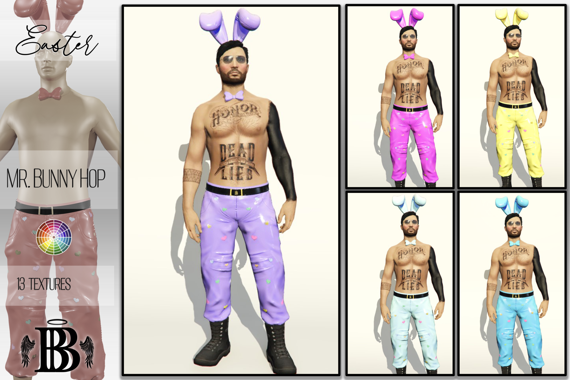 Mr Bunny Hop Male Set