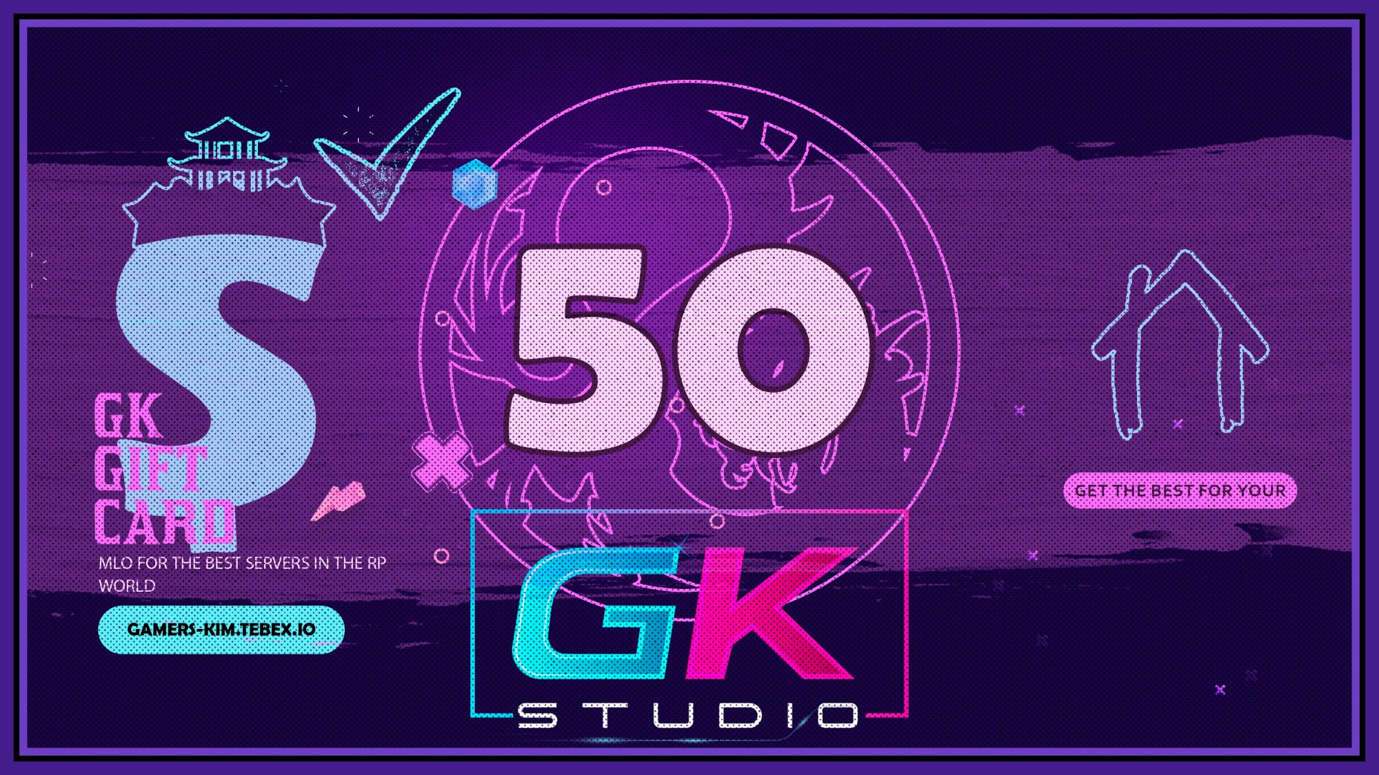 Gift card for 50$
