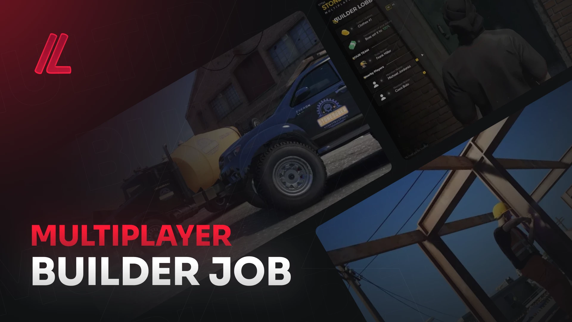 Multiplayer Builder Job — FiveM script thumbnail