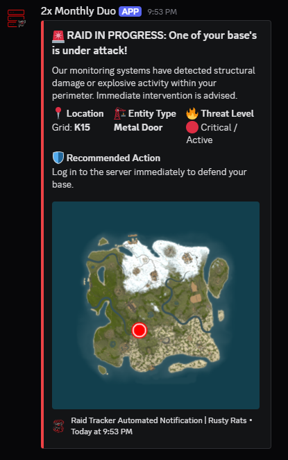 Discord Raid Alarm (30 days)