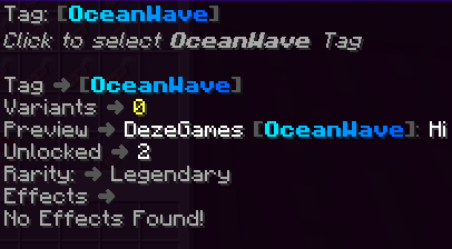 OceanWave Tag