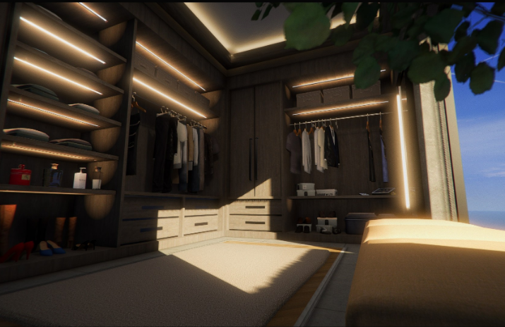 Peak Towers Apartment Room