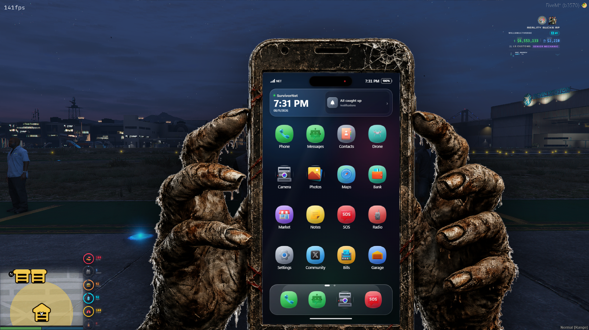 RS Zombie Phone - Apocalypse Communication & Survival System