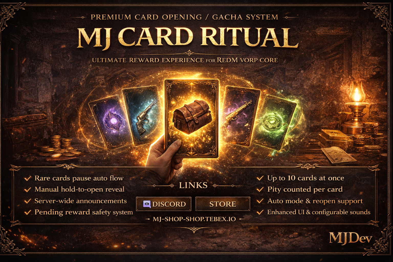 NEW RedM  MJ Card Ritual VORP / RSG