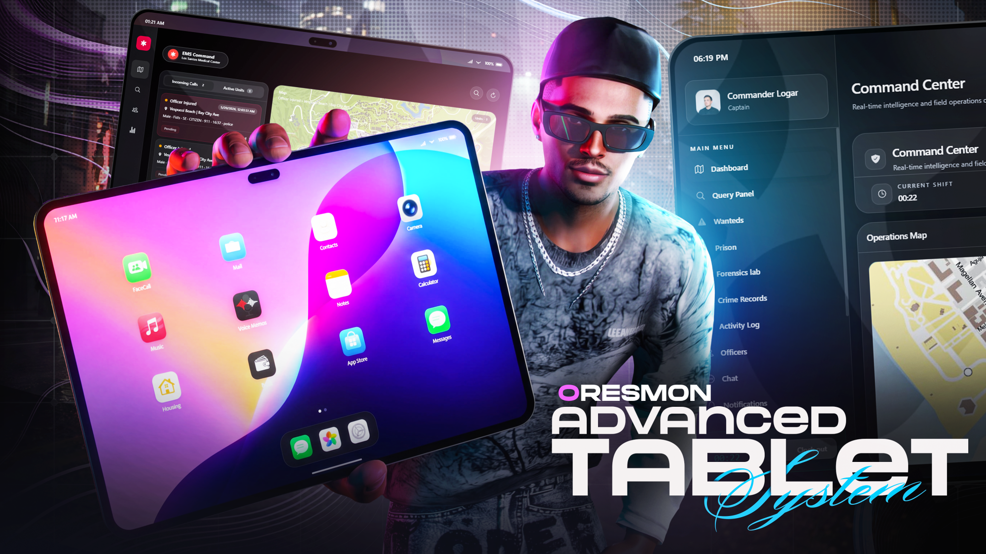0R SmartTab - Most Detailed Tablet System + 20 APPS + 0R Dispatch | kibra
