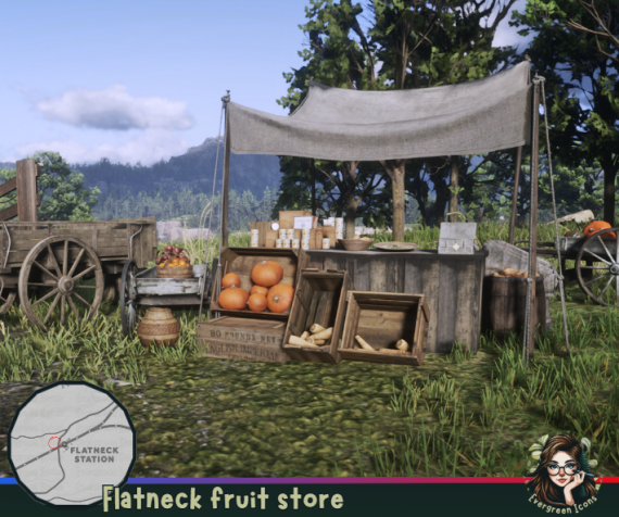Flatneck Traveling Fruit store
