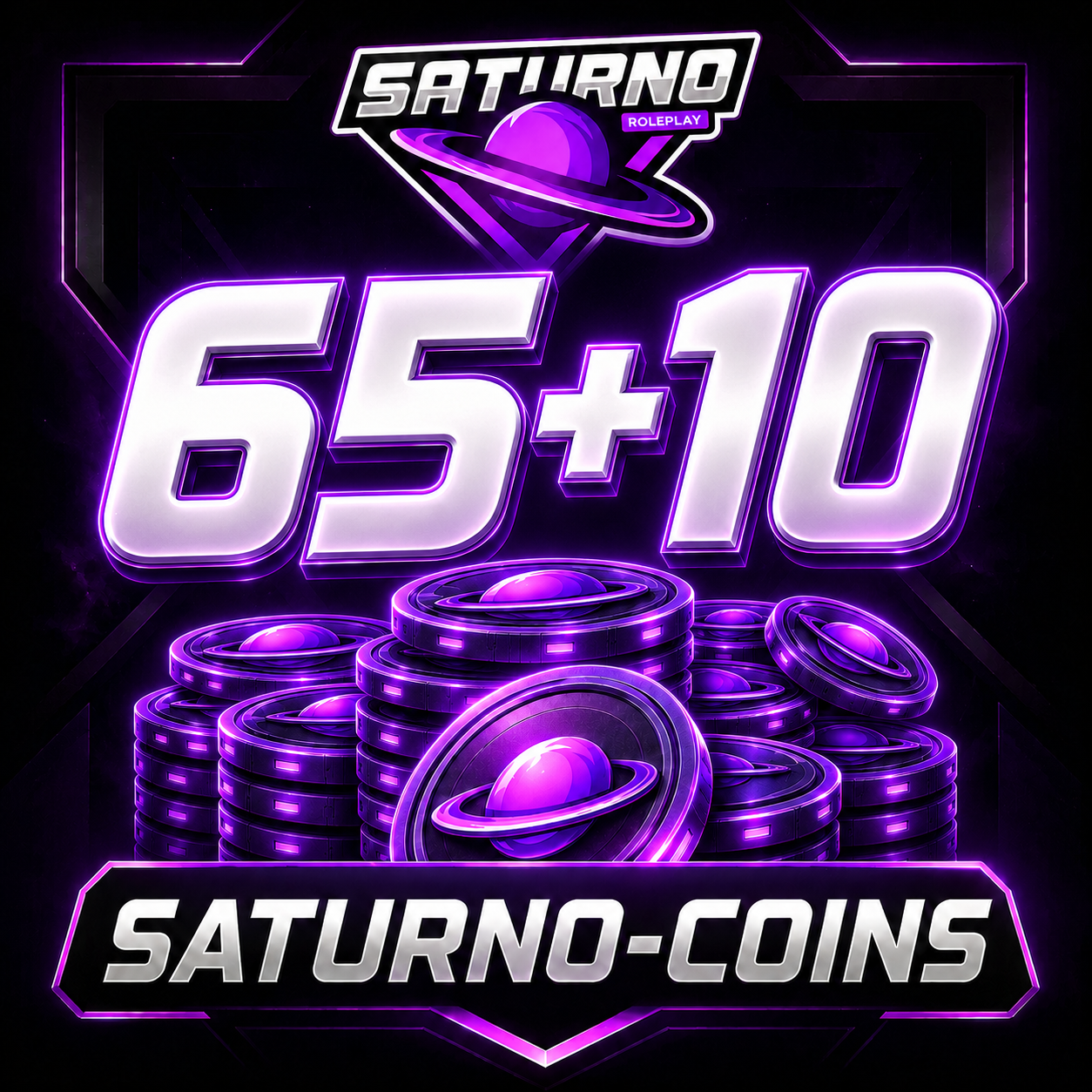 Pack: 65 + 10 REGALO Saturno Coins