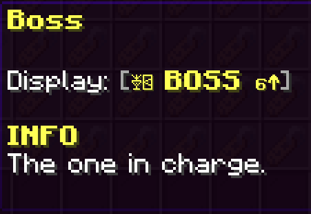 Boss Tag