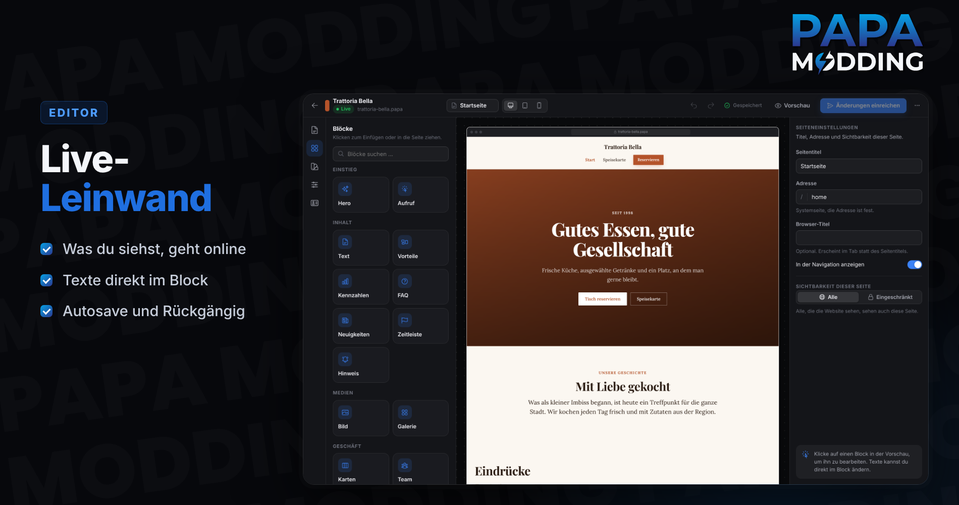 Ultimativer Website-Baukasten Screenshot 4