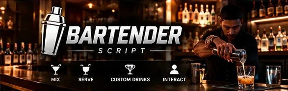 Bartender Script for FiveM (Qbox / QBCore)