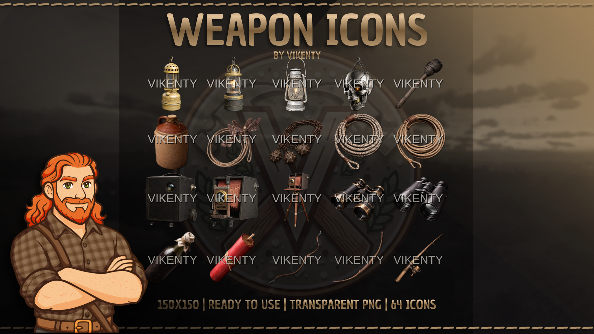 Weapon Icons x64 | 01