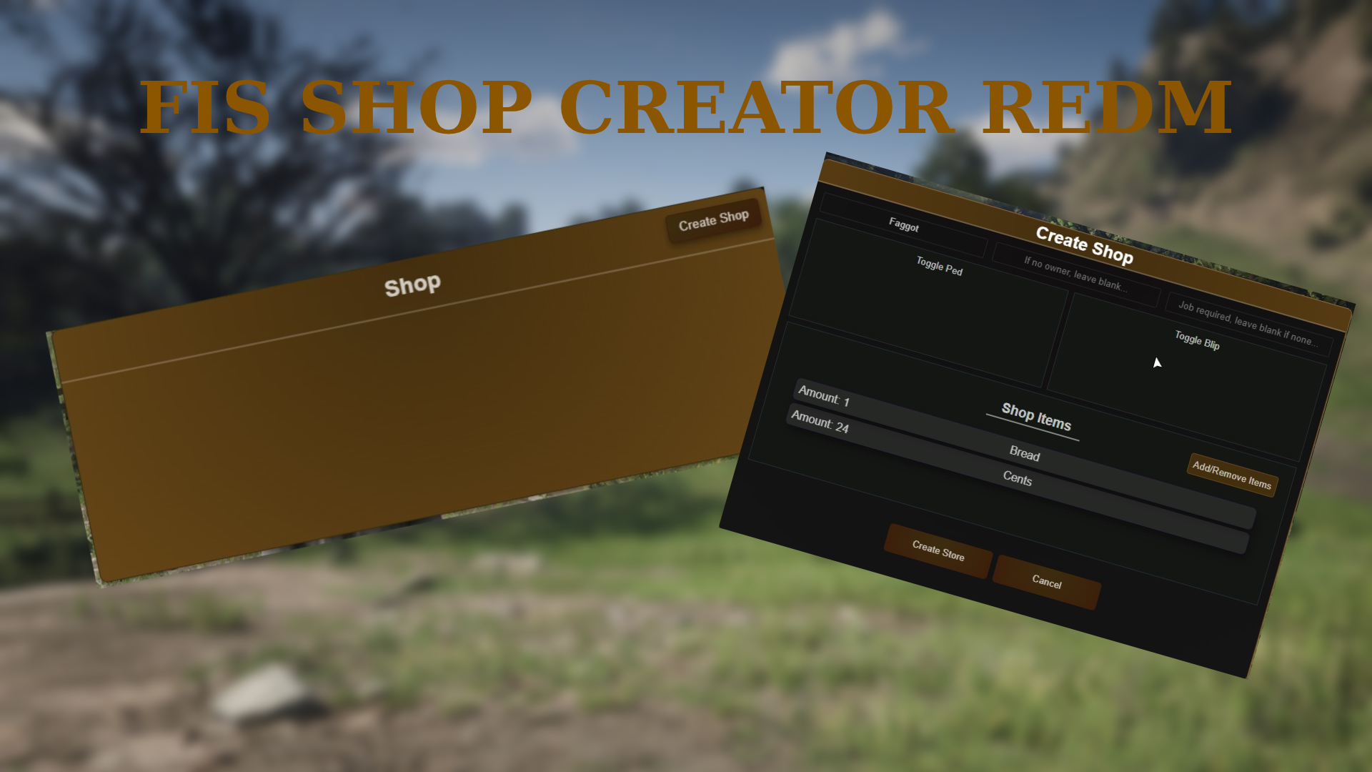 Simple Shop Creator