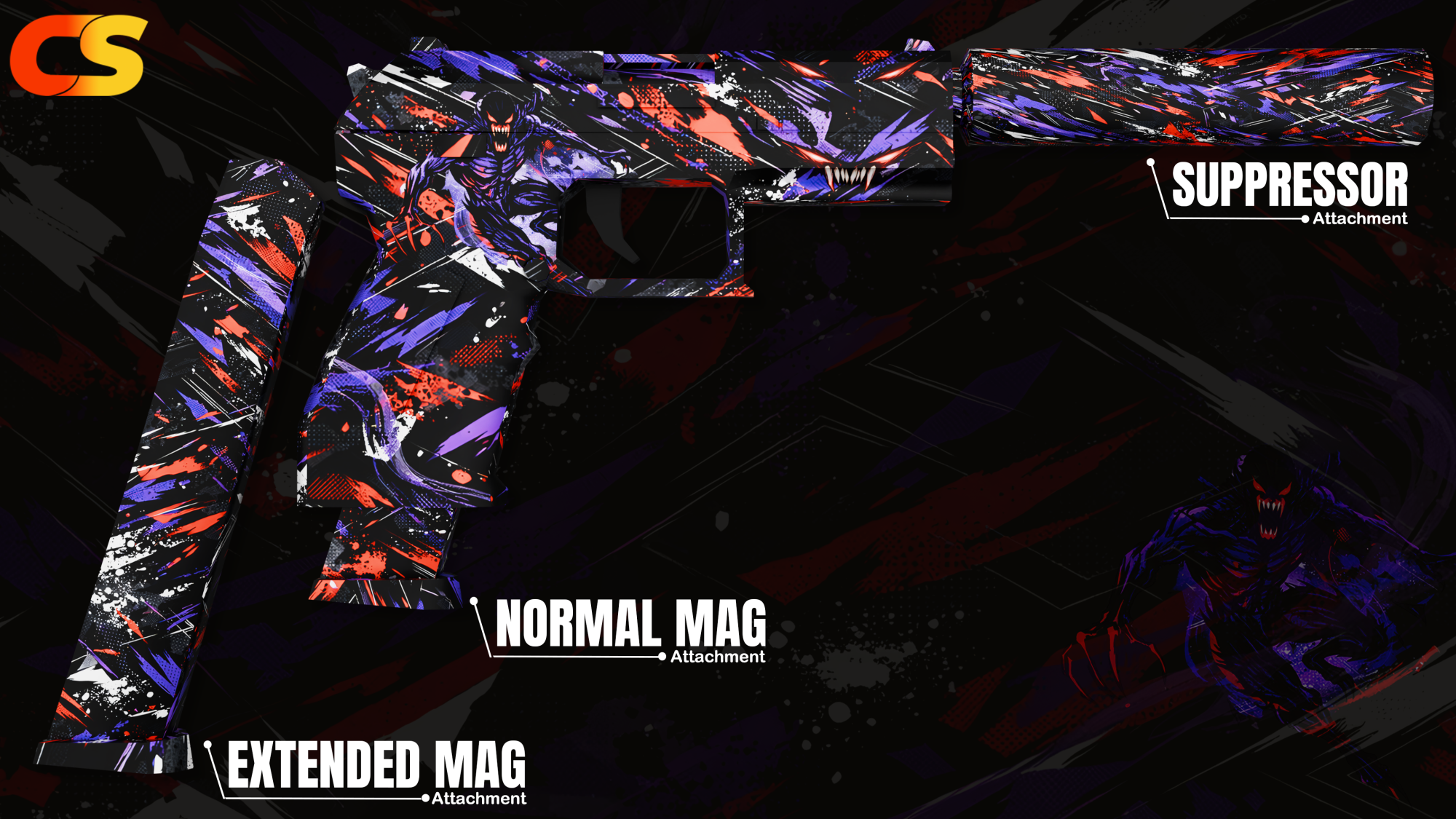 [NIGHTFANG ( COMBAT PISTOL )] OX-INVENTORY { WEAPON}