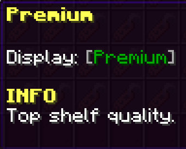 Premium Tag