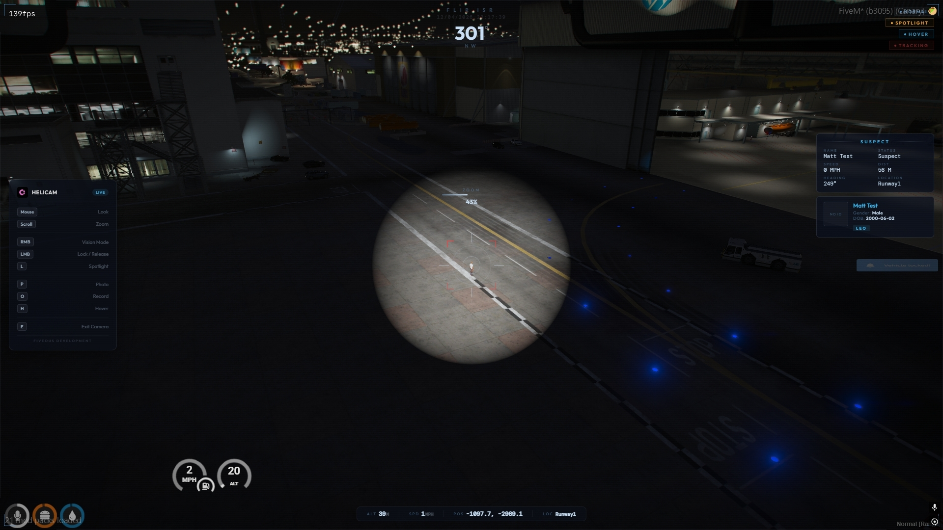 Fiveous HeliCam (Escrowed)