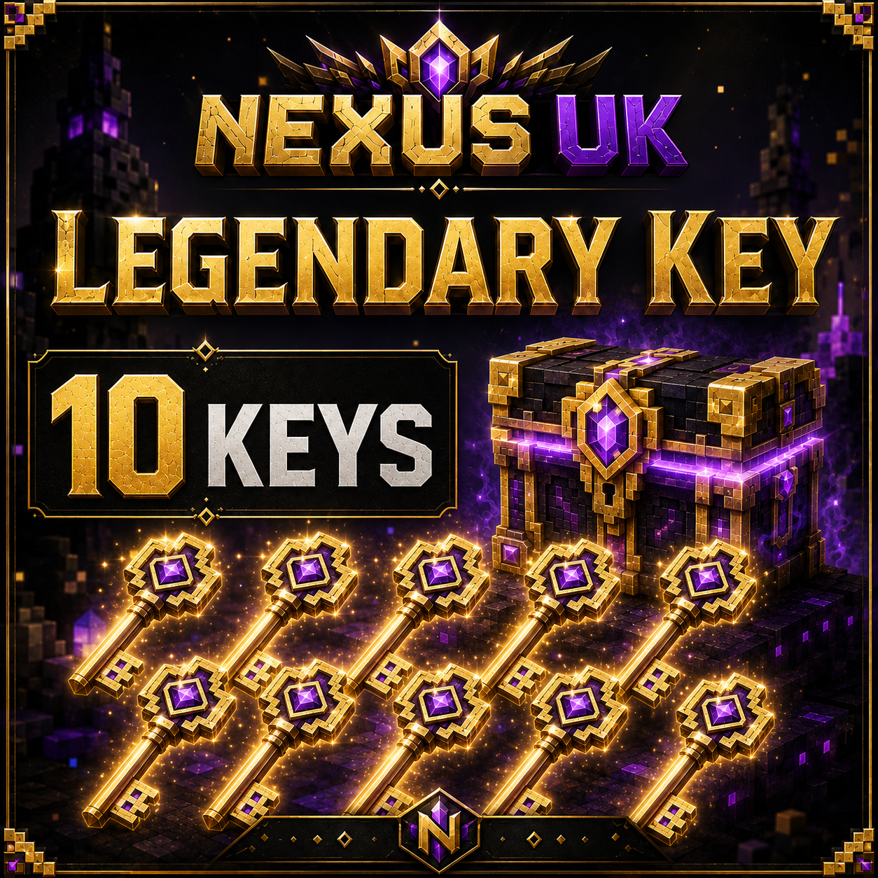 Nexus UK Legendary Keys x10