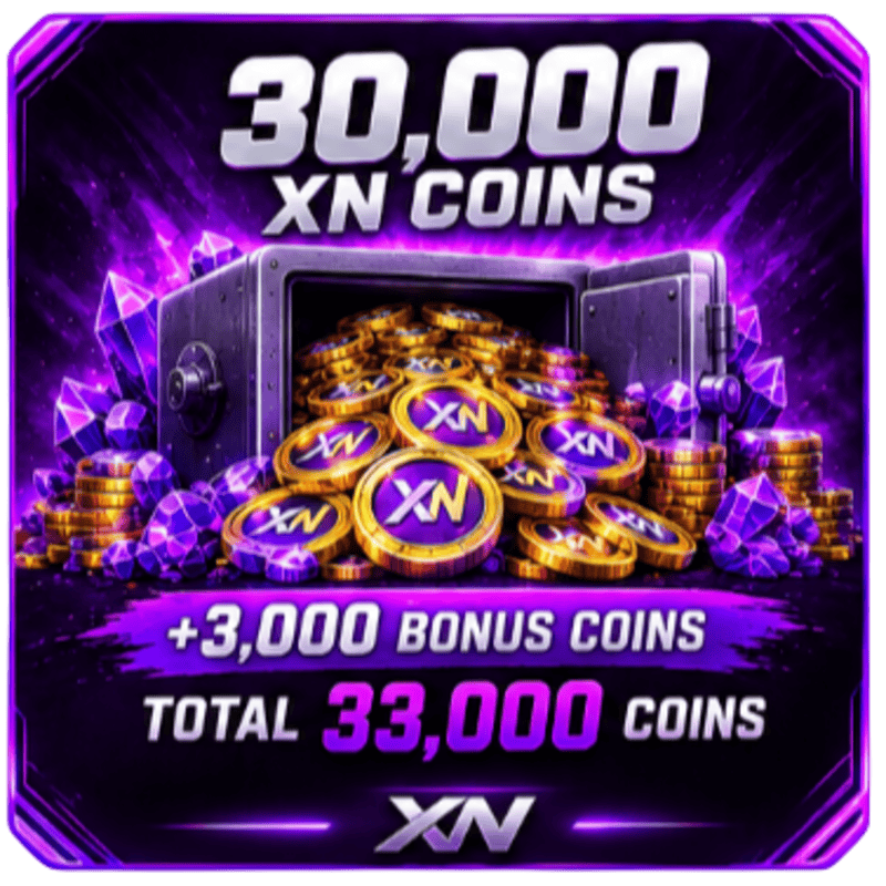 30,000 XN Coins + 3,000 Bonus