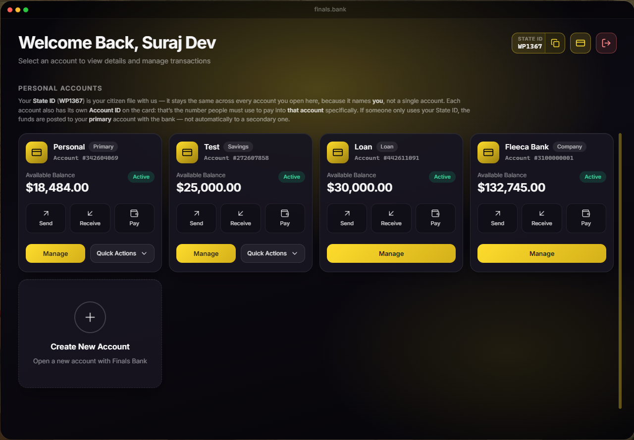 Advanced Banking Script