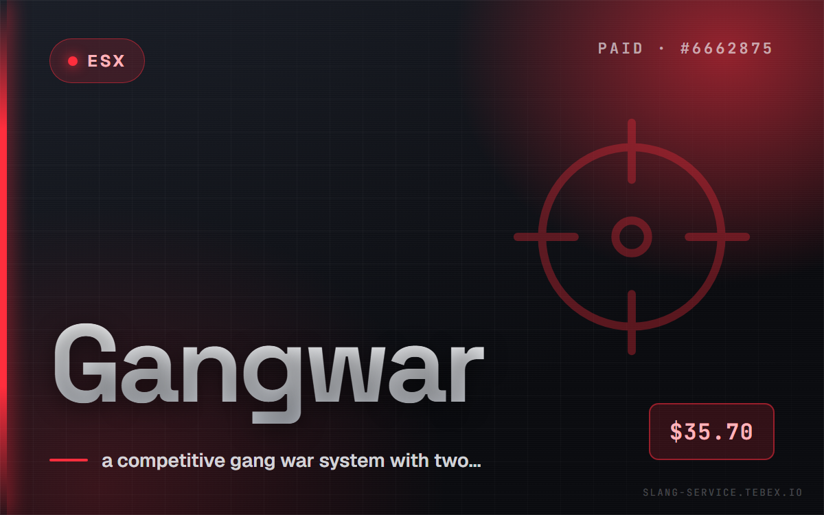 [ESX] Gangwar