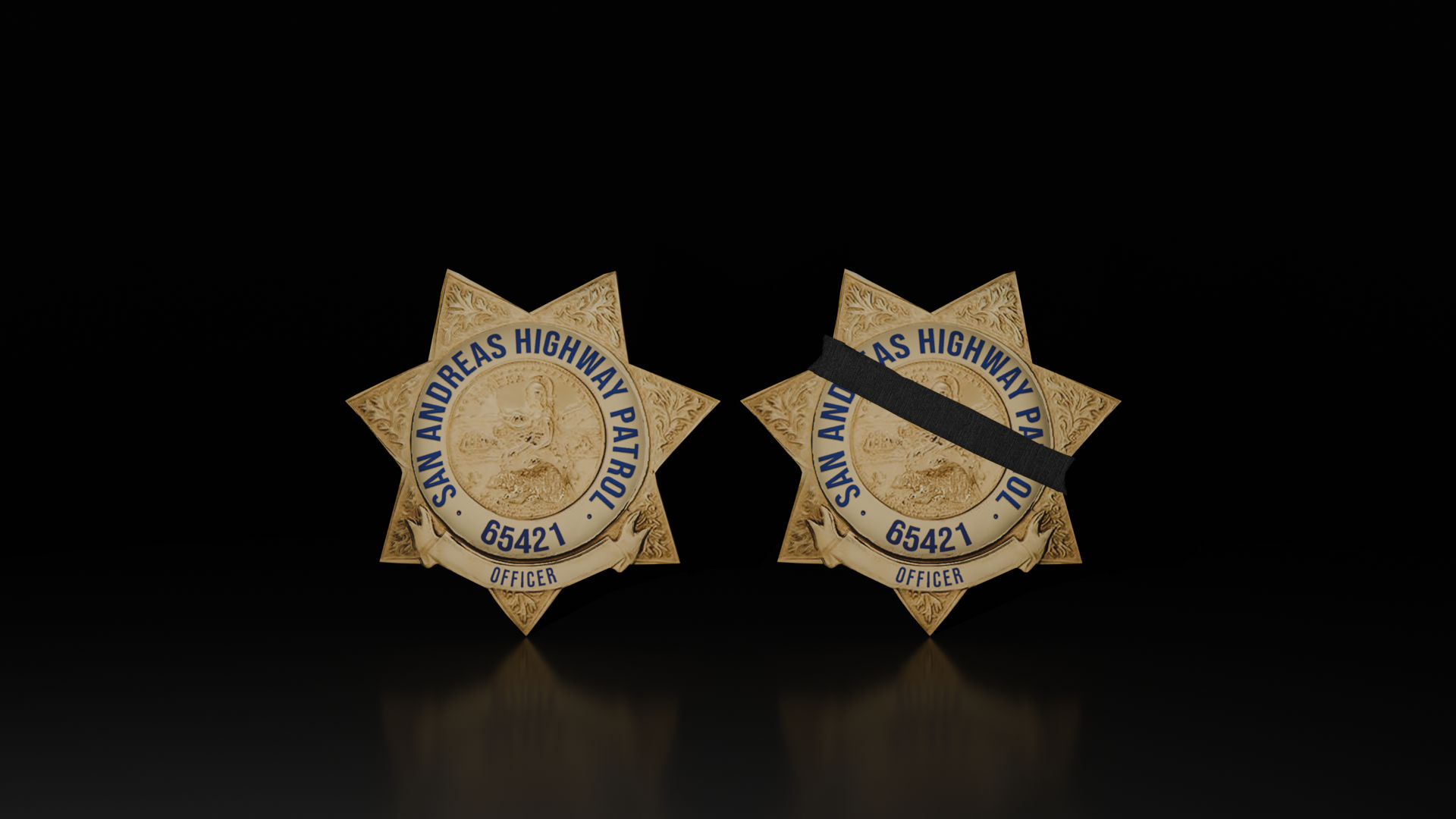 LSPD/LSSD/SAHP Badges