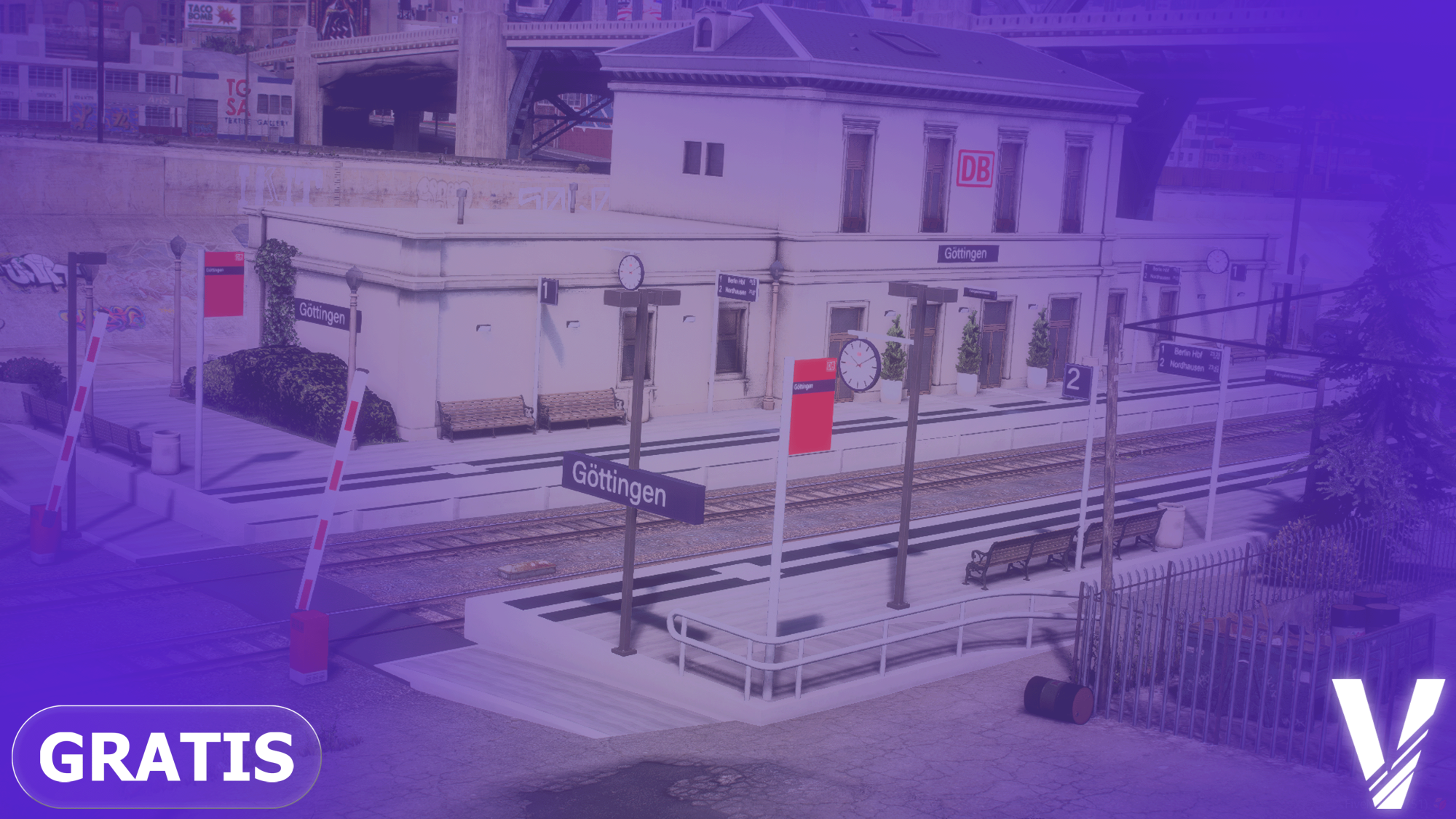 Stadt Bahnhof