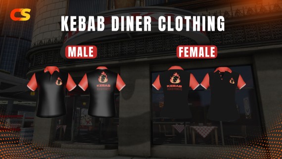 [Kebab Diner EUP] Male Female { CLOTHING}