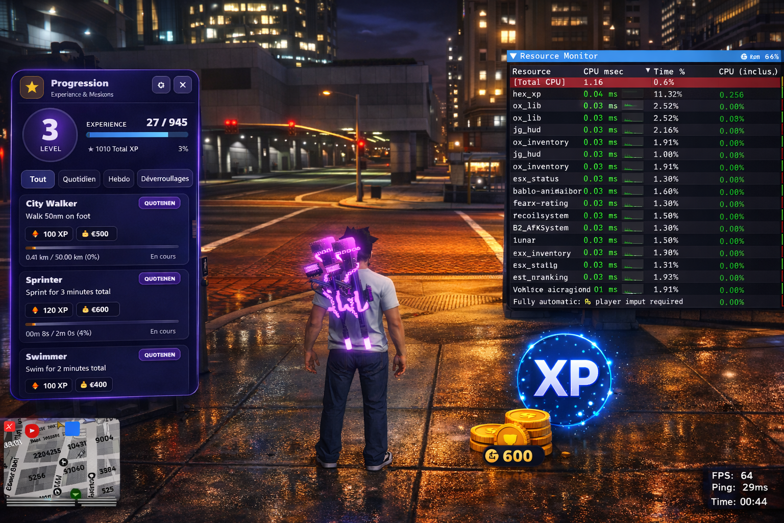 Advanced XP & Task System
