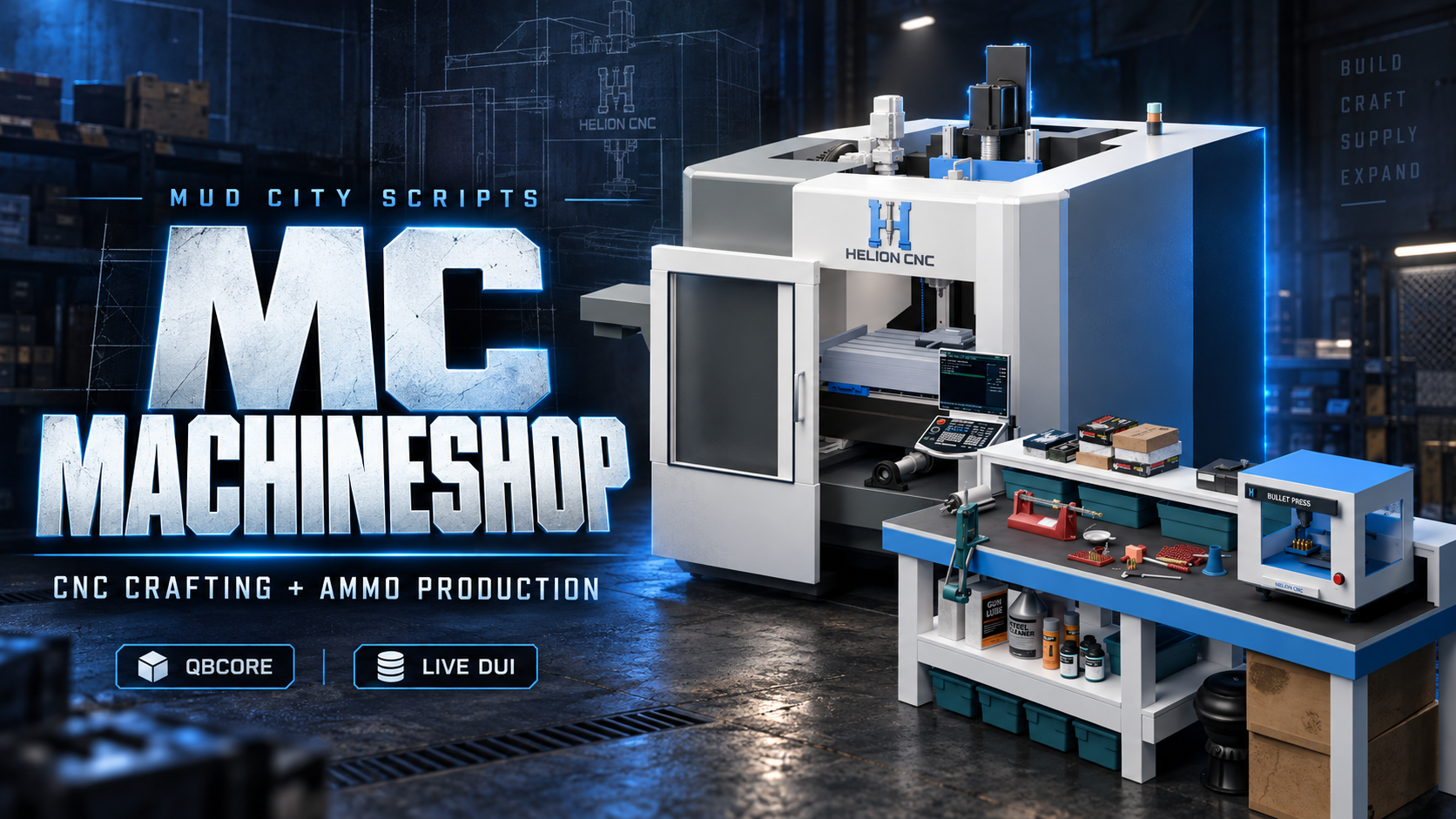 mc-machineshop | Interactive Weapons & Ammo Crafting