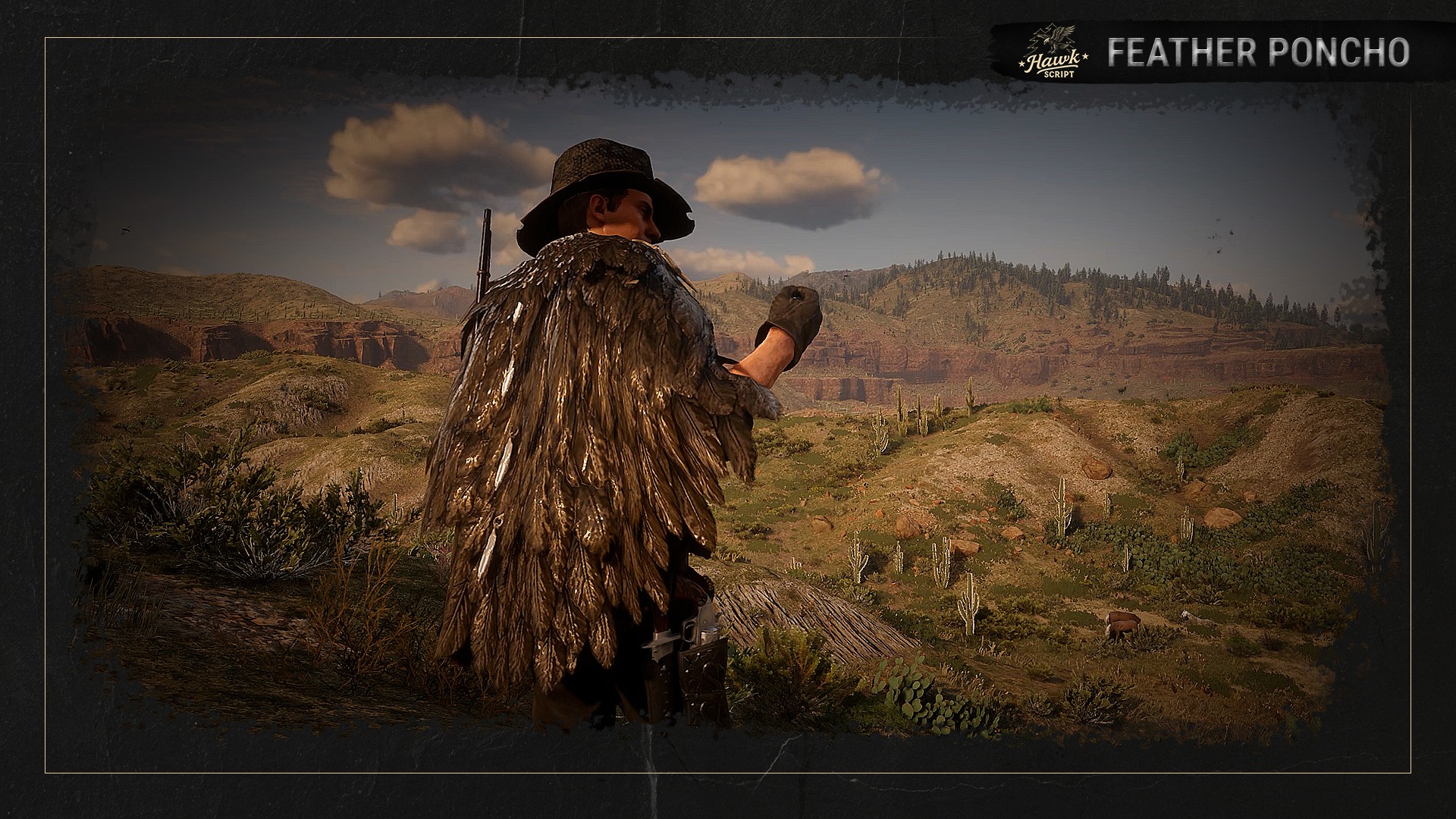 Hawk Feather Poncho