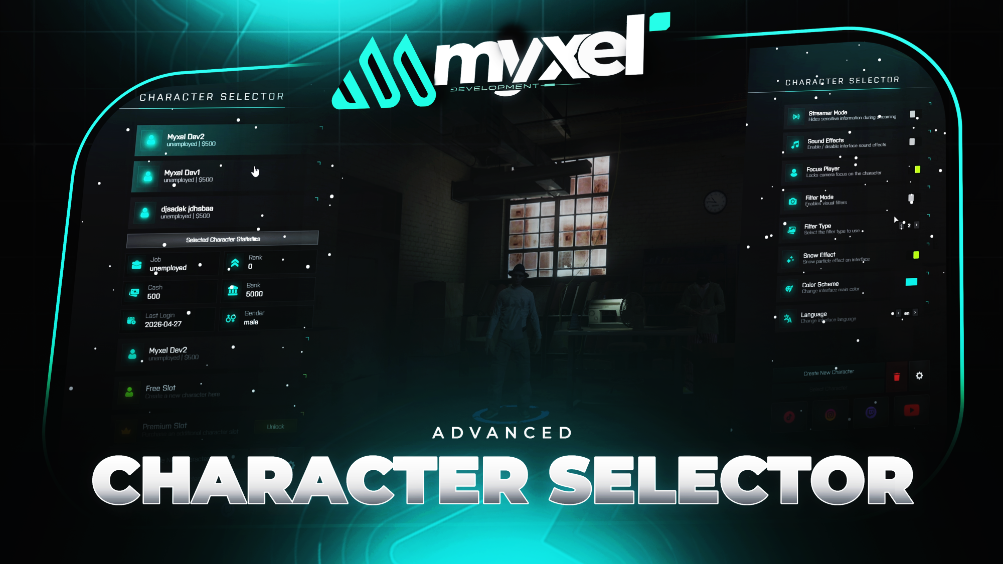 [STANDALONE] ADVANCED CHARACTER SELECTOR - ESCROWED