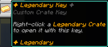 1 legendary crate key