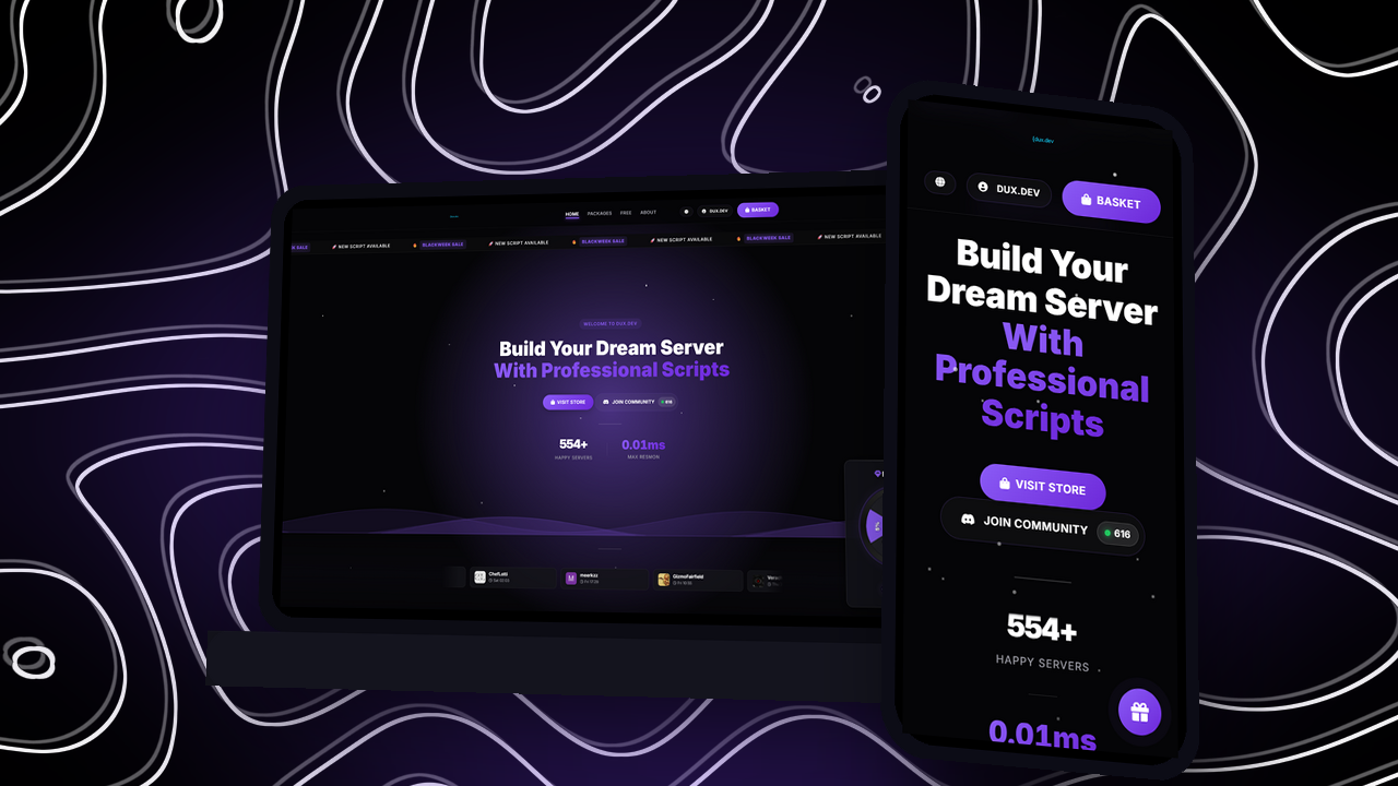 Dux Theme  | Tebex Template🎨