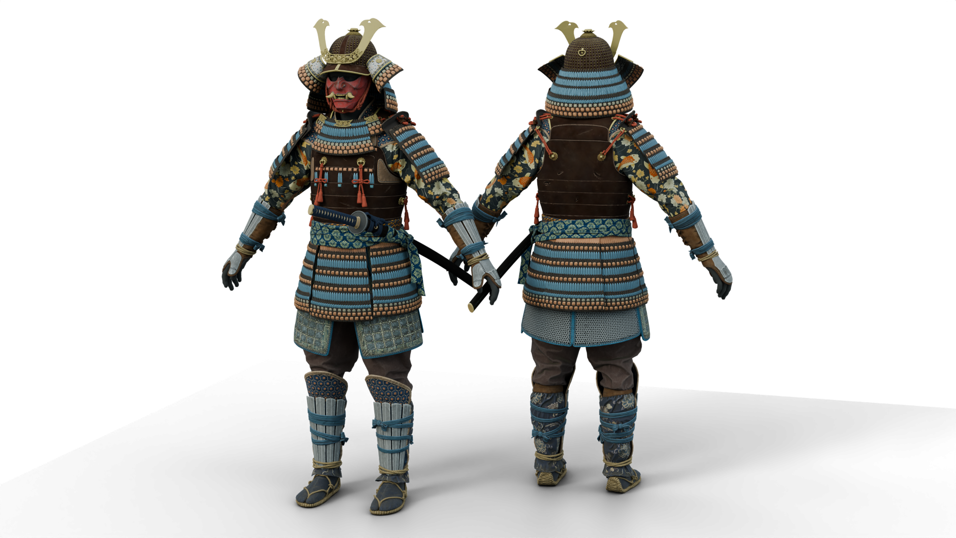 Samurai FiveM clothing pack hero preview