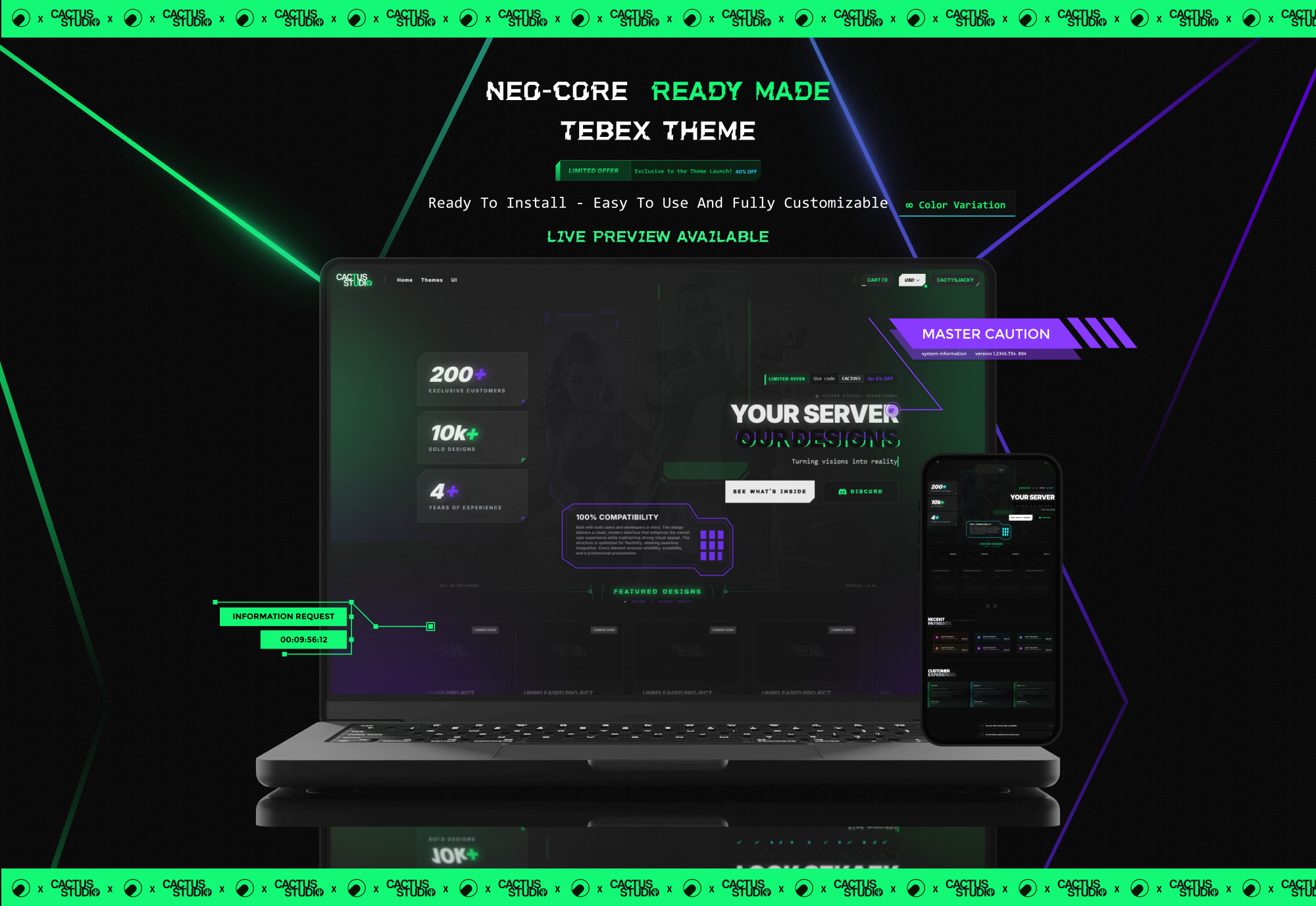 Neocore Tebex Webstore Theme