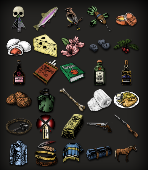 Inventory Items, Horse Assets & Clothing Assets