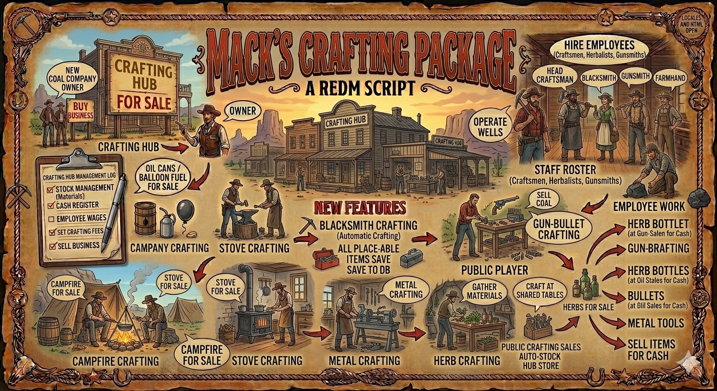 Crafting  Package  - (Updated Contains 8 Scripts)