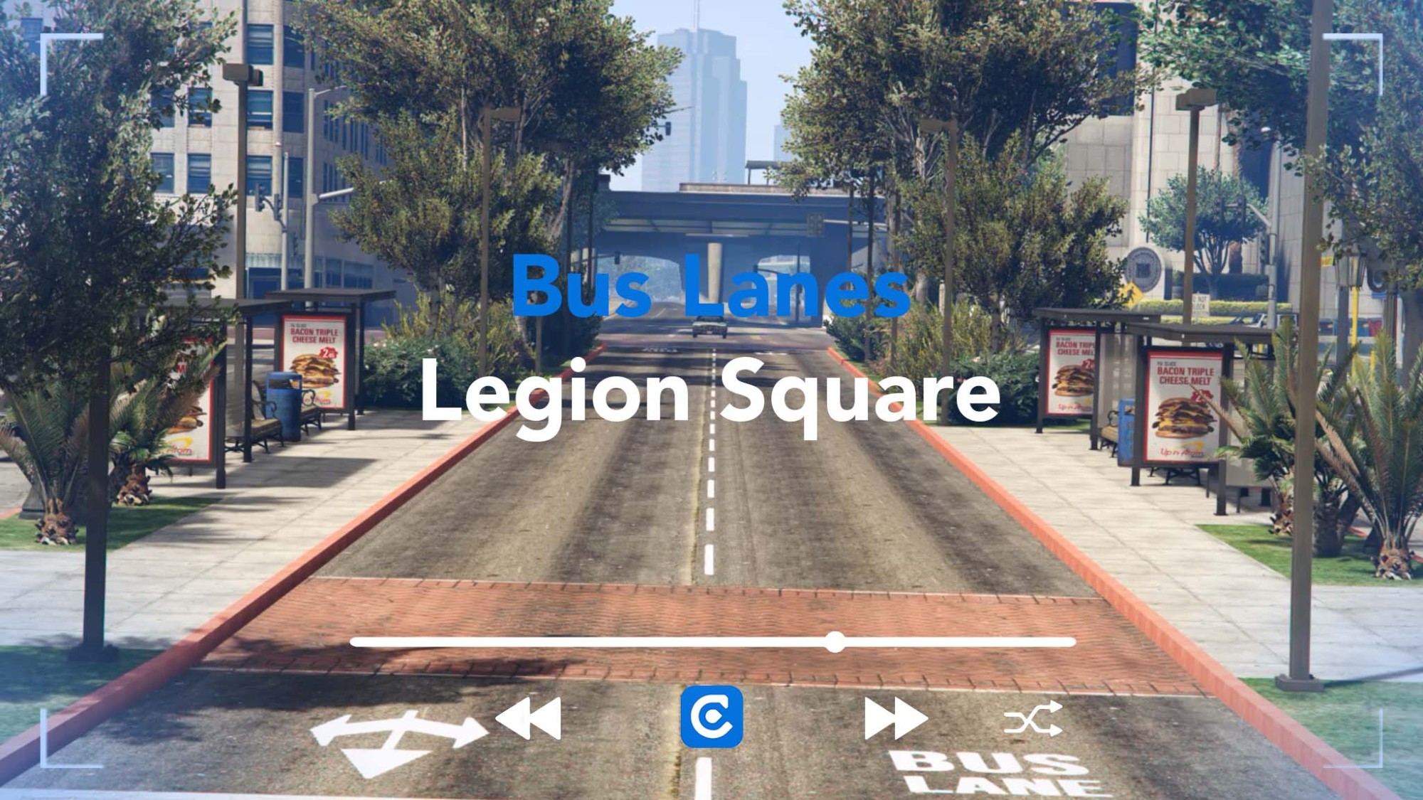 CC Legion Square Bus Lanes