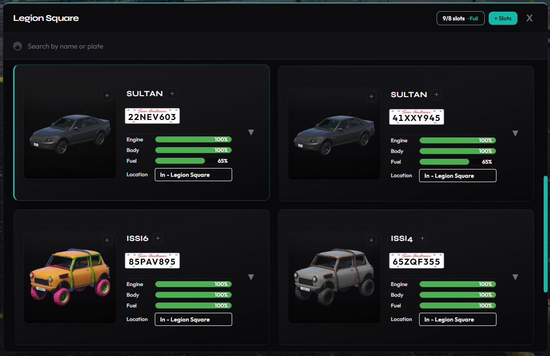 Garage Creator
