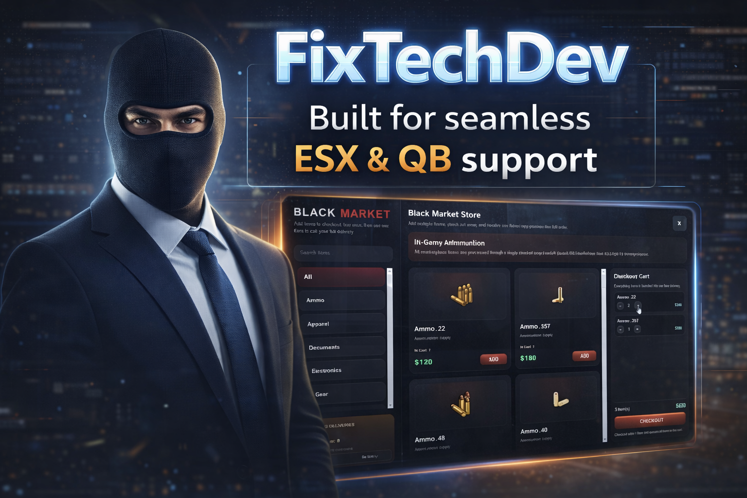 🚨Black Market Script (ESX & QB)🚨