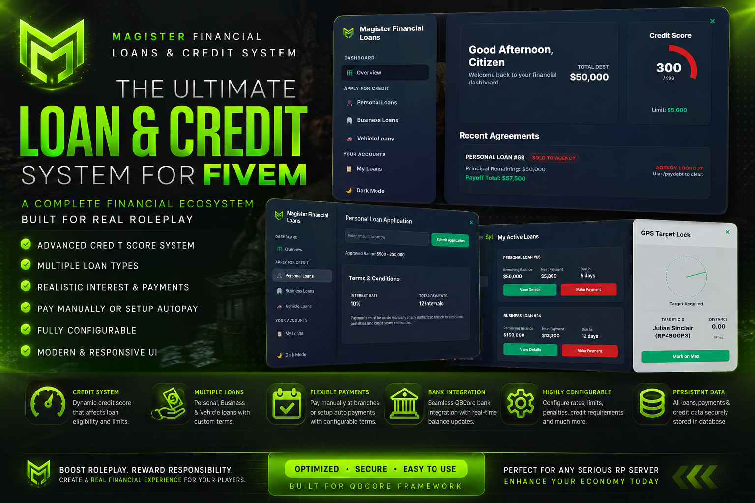 [ESCROWED] Magister Loans - #1 Financial Loans,  Credit System, and Debt Collection Business.