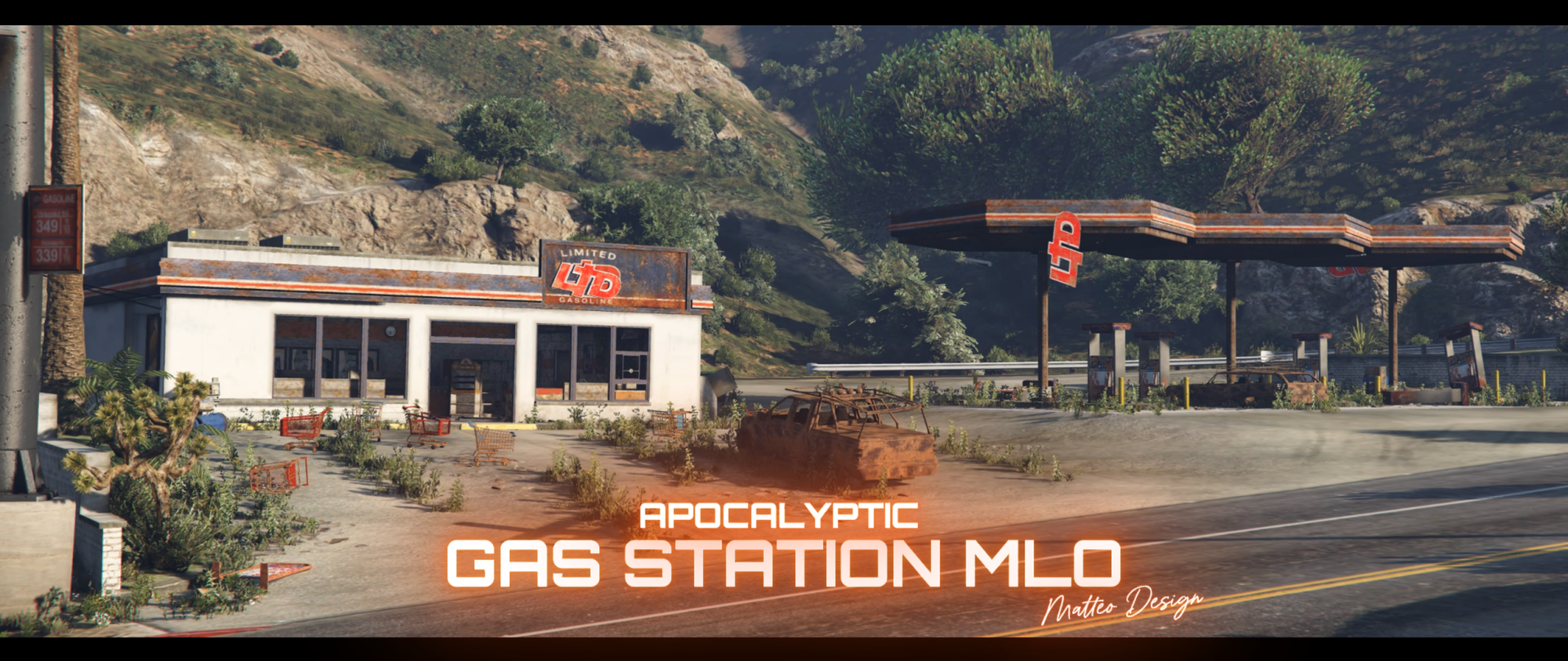 FIVEM | APOCALYPTIC GAS STATIONS | MLO | GTA V | MATTEO DESIGN