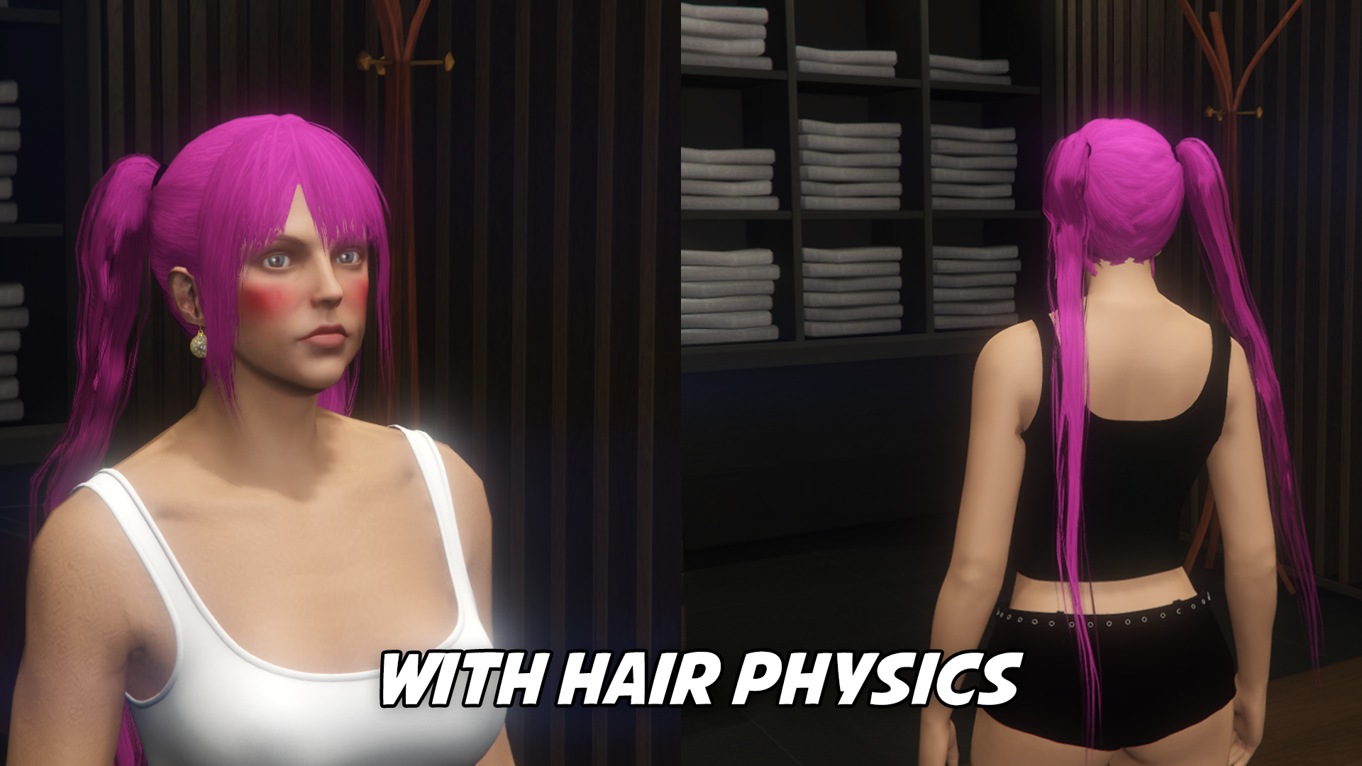 Extra Long Double Ponytail (+Physics)