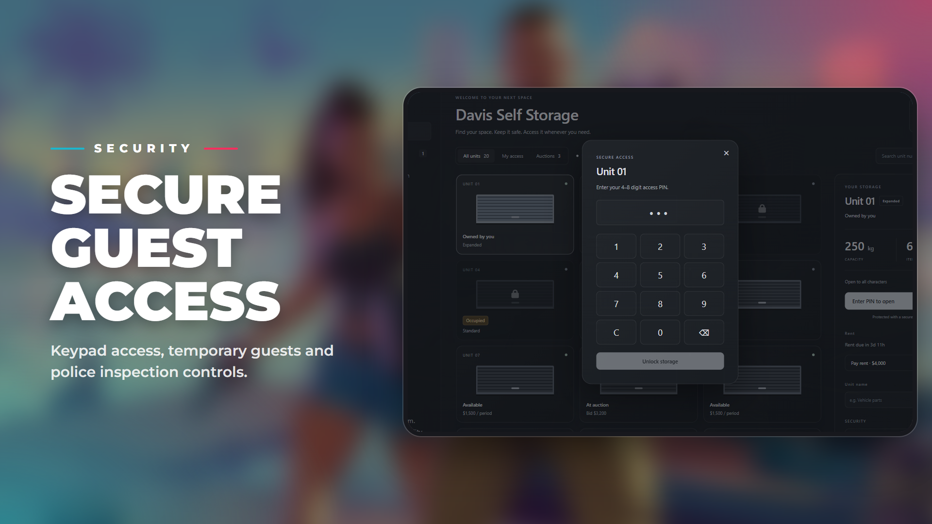Advanced Storage Units