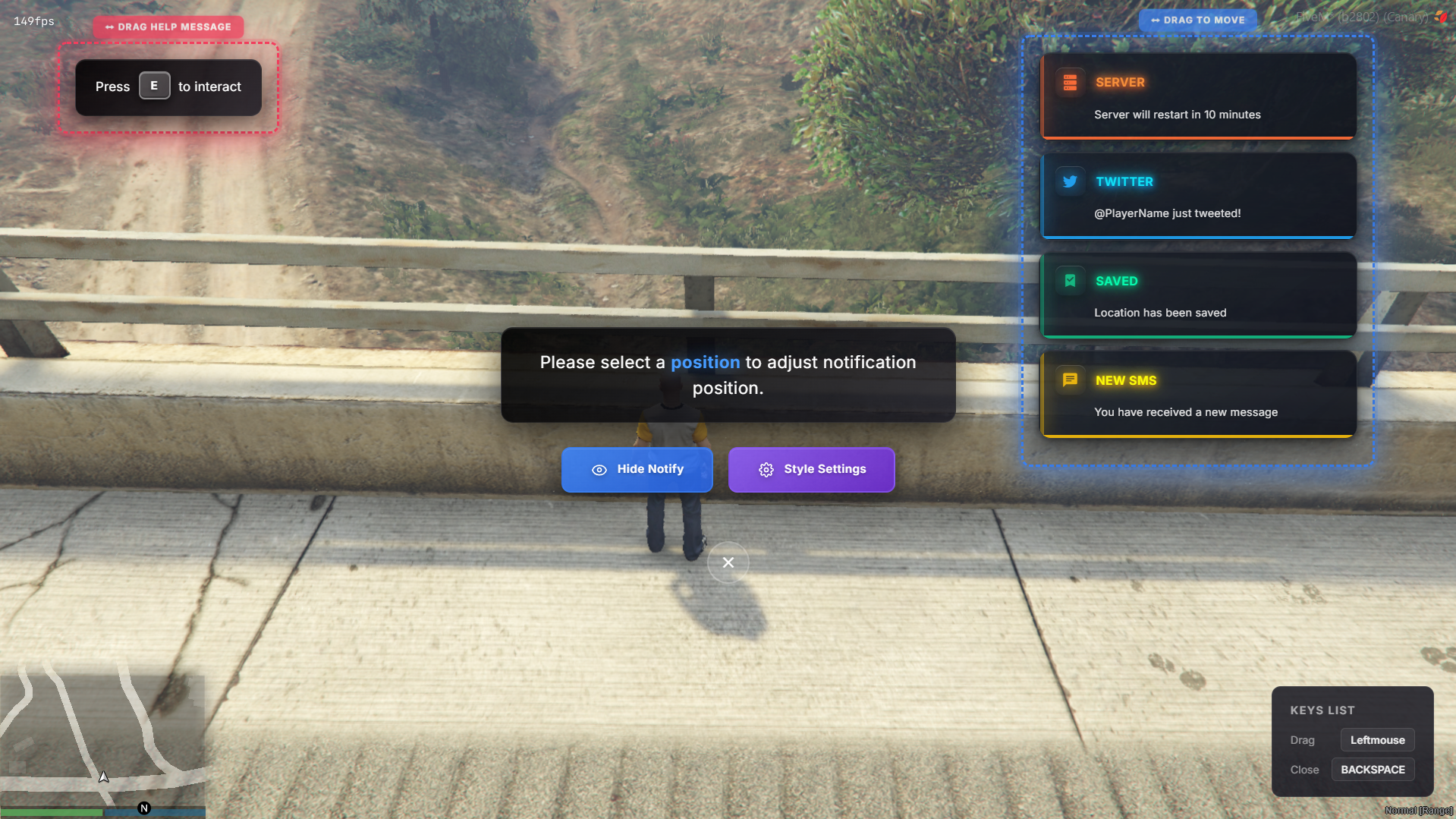 PNotif V2 Script - FiveM Screenshot 2