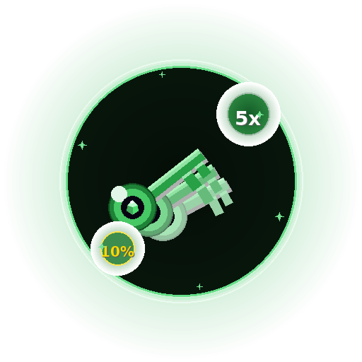 5x Uncommon Keys