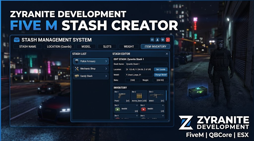 Advanced Stash Creator