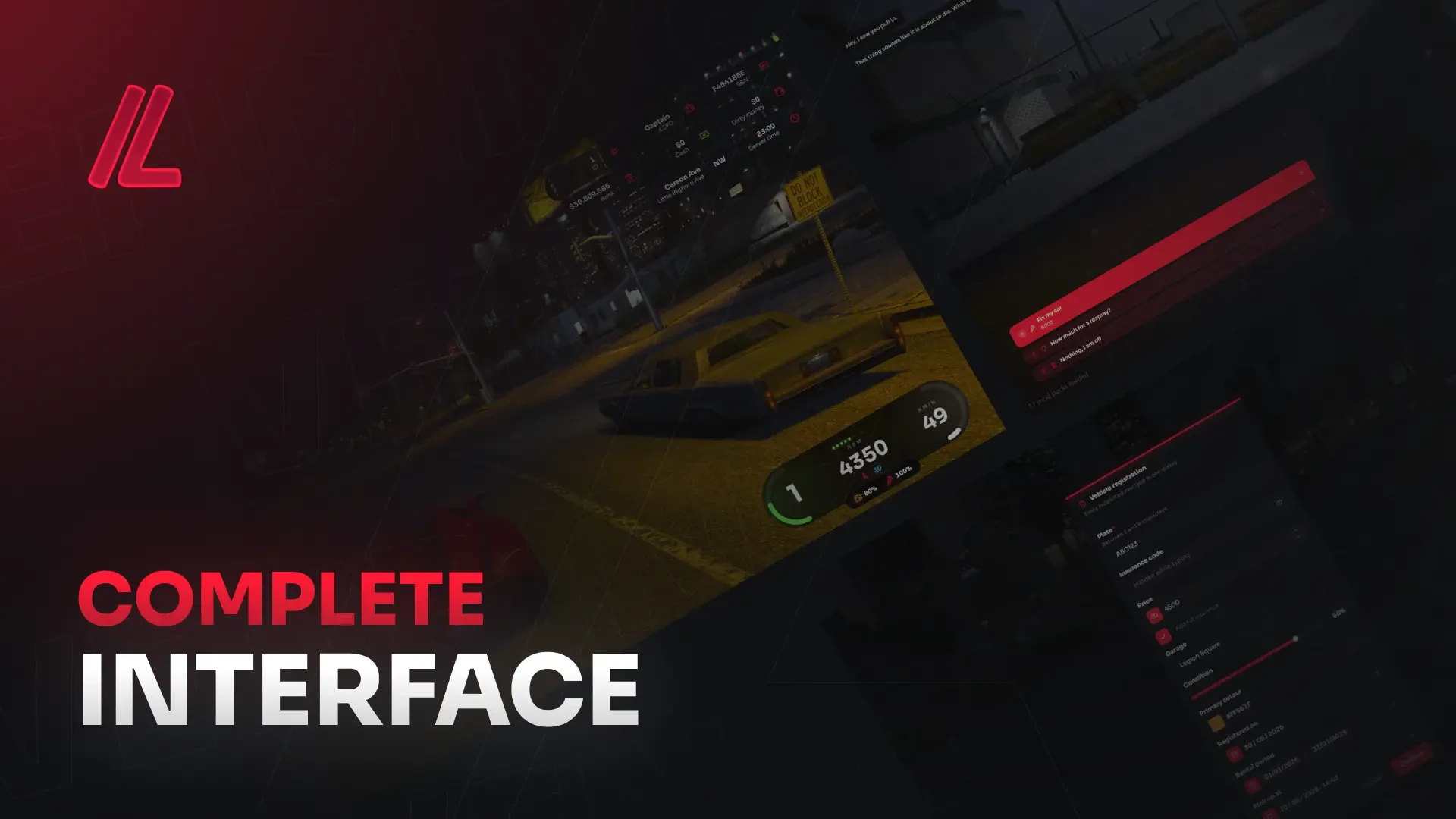 Complete Interface System - FiveM script thumbnail