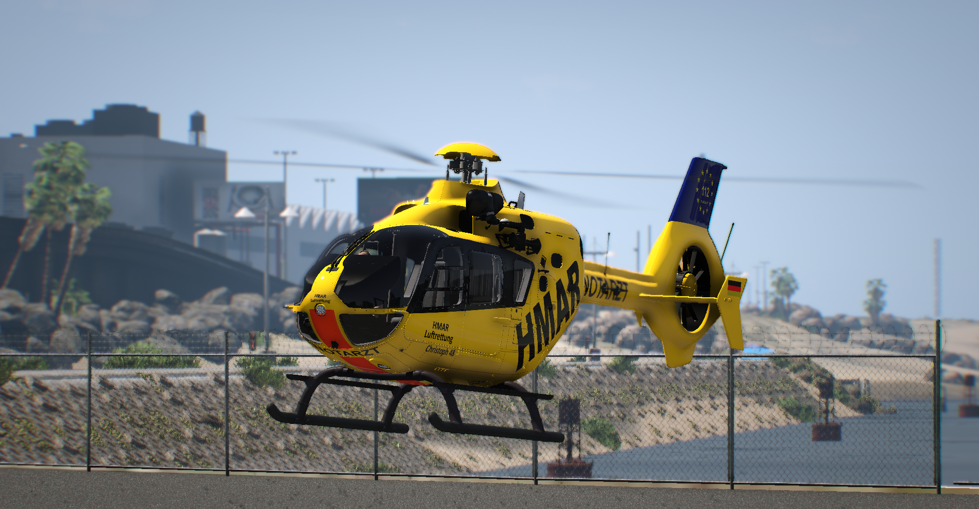 HM EC135 low skid KM