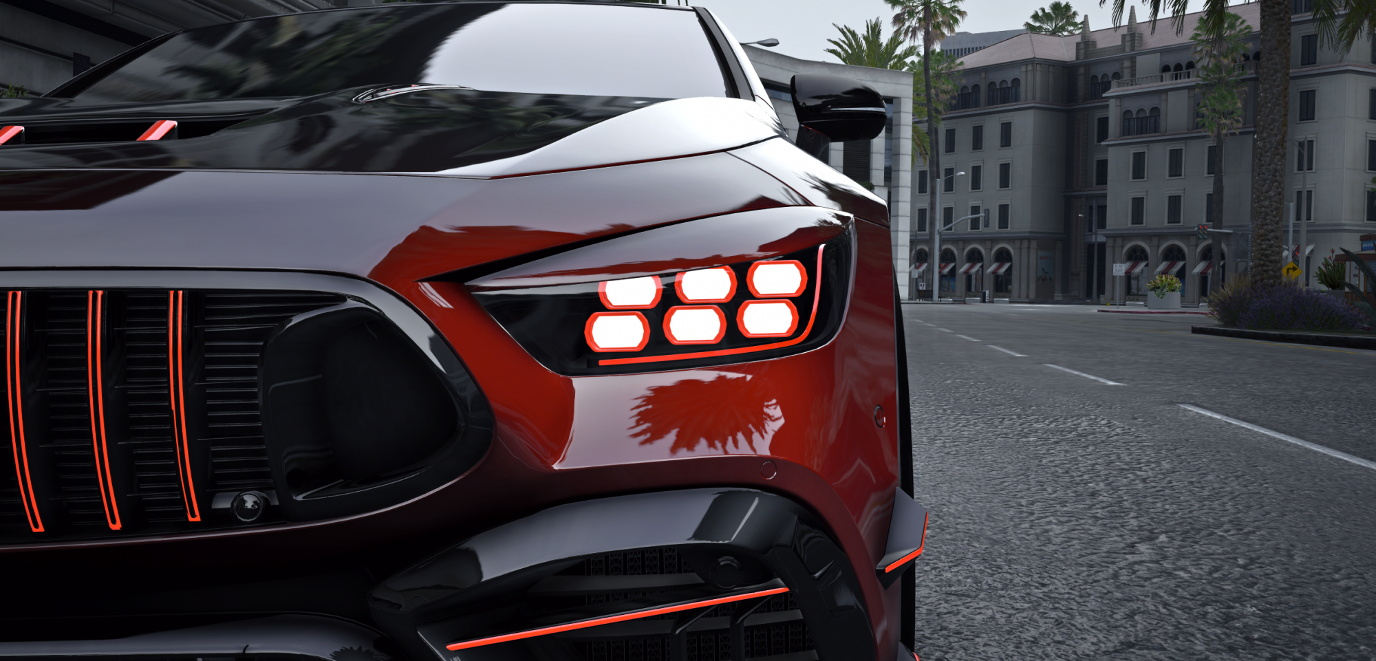 Benefactor GTB | HEX x LA Cars view 5